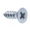 Prime-Line Wood Screw Flat Head Phillips Drive No. 4 X 3/8in Zinc Plated Steel 50PK 9034197 - alternate 1